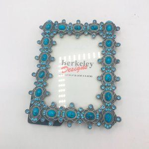 Berkley Designs Rhinestone Turquoise Frame